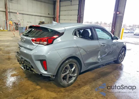 2019 Hyundai Veloster 2.0L from USA, damaged, VIN KMHTG6AF6KU006262